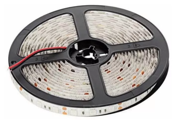CINTA LED INTERIOR 14.4W SMD 5050 60LED/M 12V 5MT ROJO IP54